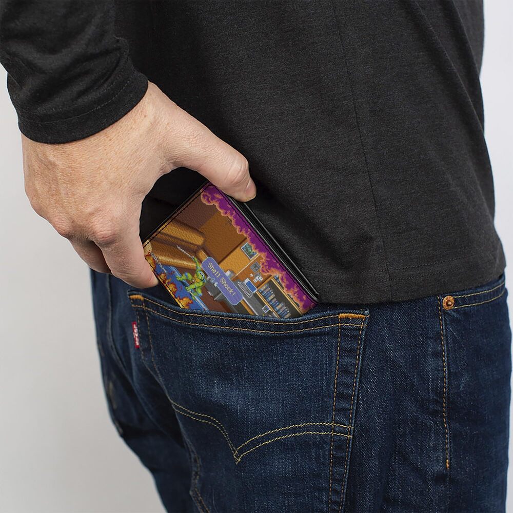 5333 Nickelodeon Wallet, Bifold, Teenage Mutant Ninja Turtles Battle - Picture 6 of 9